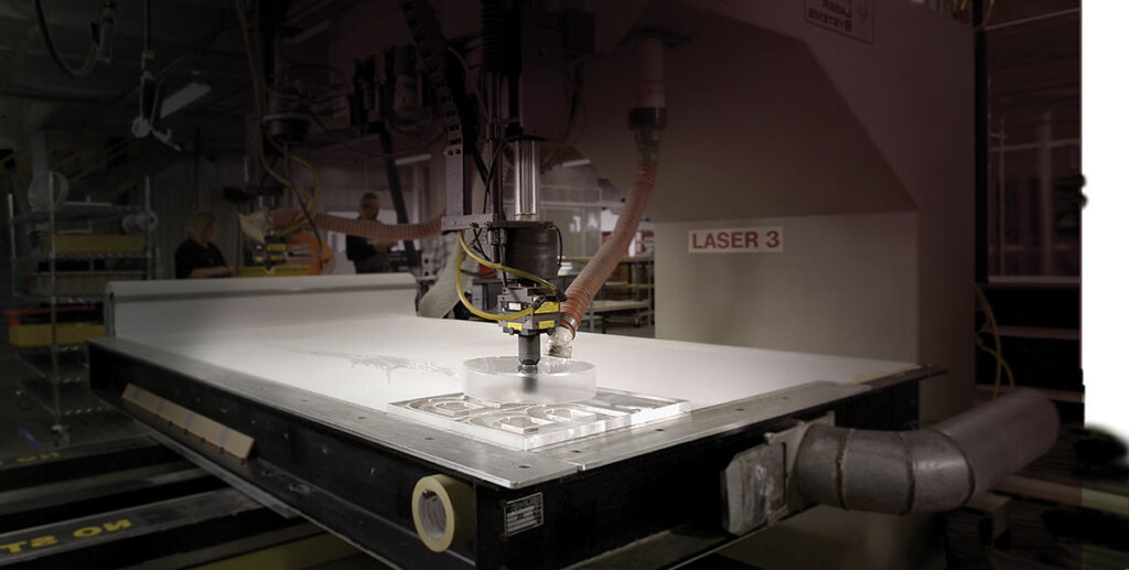 Flat Cut Out - Acrylic | Making Flat Cut Out - Acrylic - Indoor Signs