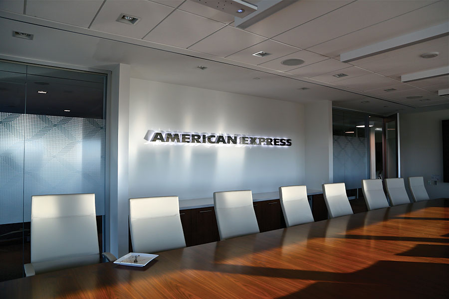 Indoor Signage, American Express