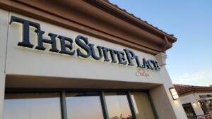 custom sign Fabricated Letter Set with halo lighting carlsbad ca