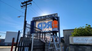 Monument Sign Repair RCP Brick and Block ESCONDIDO CA