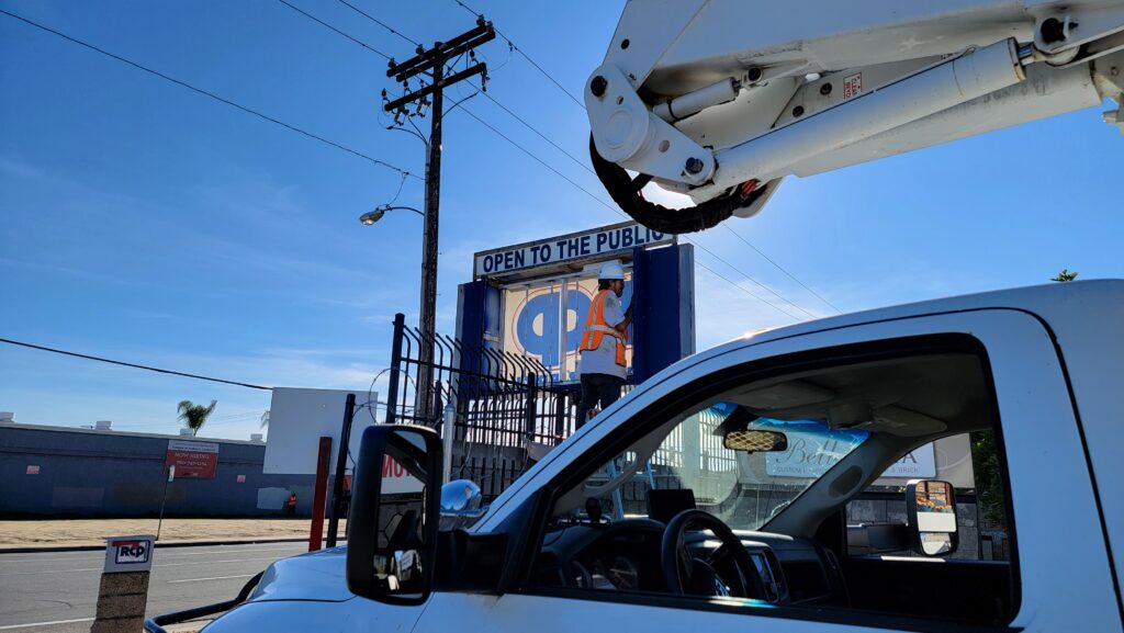Monument Sign Repair Service RCP ESCONDIDO CA