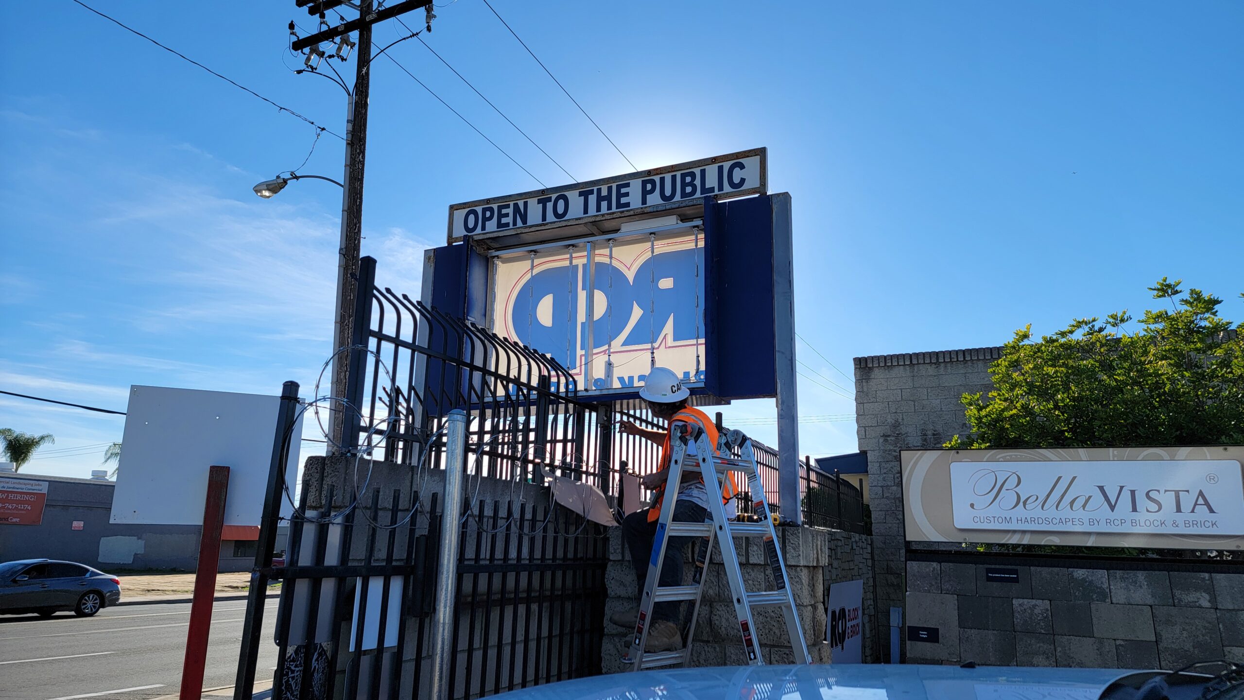 RCP Brick and Block Monument Sign Repair Escondido CA