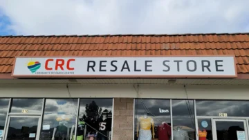 crc resale store san marcos Polycarb Face on a 20' Illuminated Cabinet, San Marcos, CA